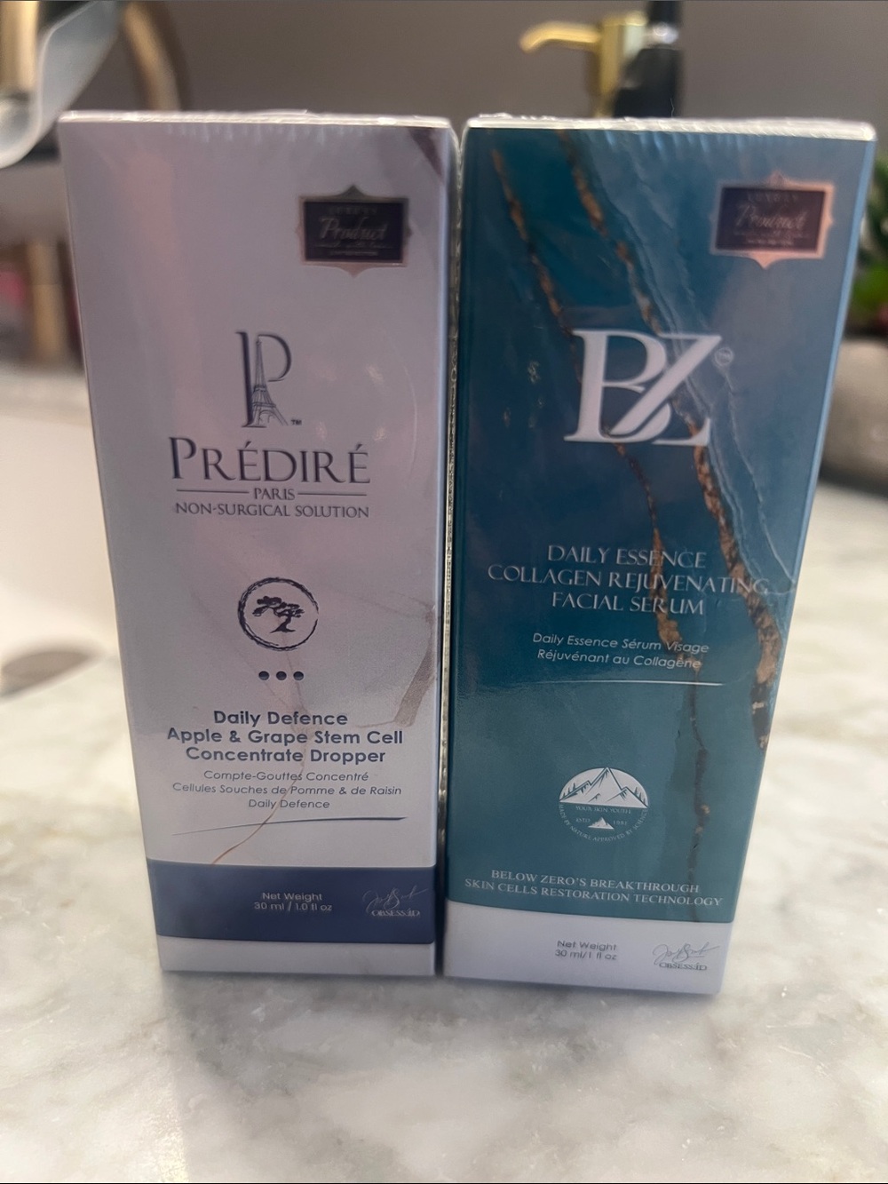 Predire Paris Stem Cells & Below Zero Collagen SkinCare Bundle